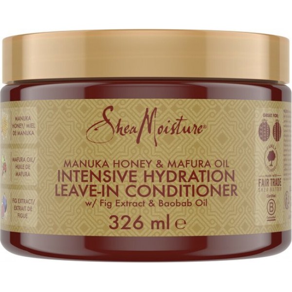 Balsam hidratant fara clatire cu miere de Manuka si ulei de Mafura, Shea Moisture, 326 ml